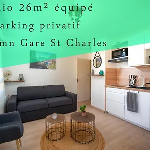 Equipe Avec Parking A 6min A Pied De La Gare St Charles Appartement